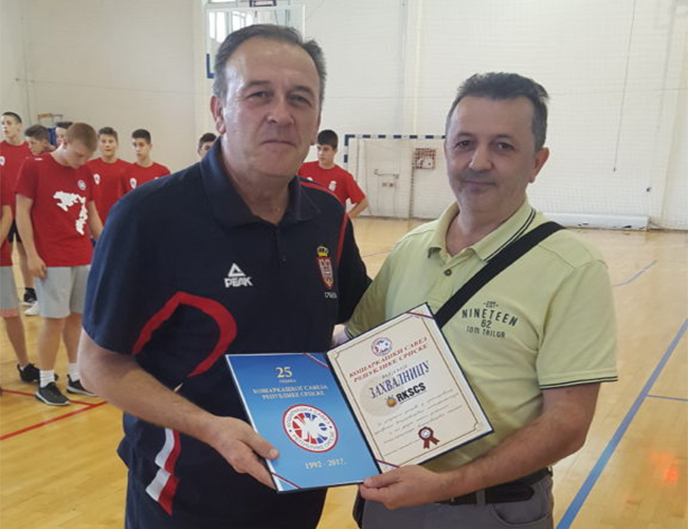 Košarkaški savez Republike Srpske dodelio plaketu RKS Centralna Srbija