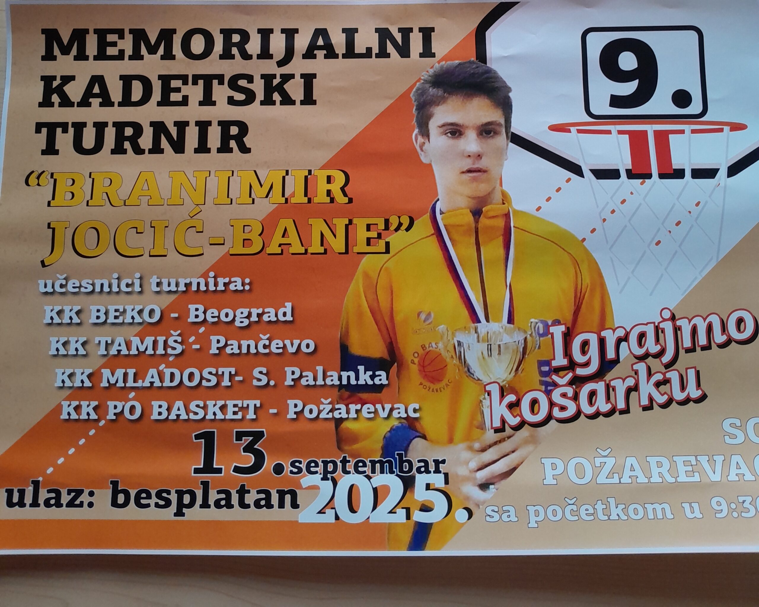 Memorijalni turnir kadeta „Branimi Jocić – Bane“